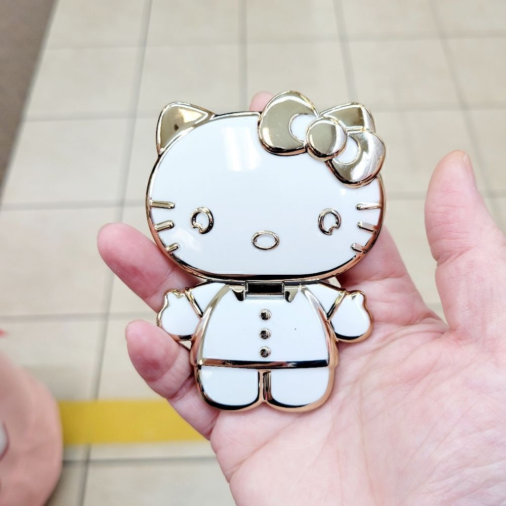 Brand New Sanrio Hello Kitty White Cell Phone Case Mirror & Stand